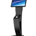 Sleek Floor Stand with Printer Slot for Touchscreen Monitors and Other Displays