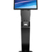 Sleek Floor Stand with Printer Slot for Touchscreen Monitors and Other Displays