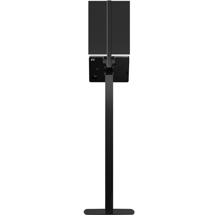 Thin Profile Graphic Sign Floor Stand with Security Enclosure for 9.7-11" Tablets