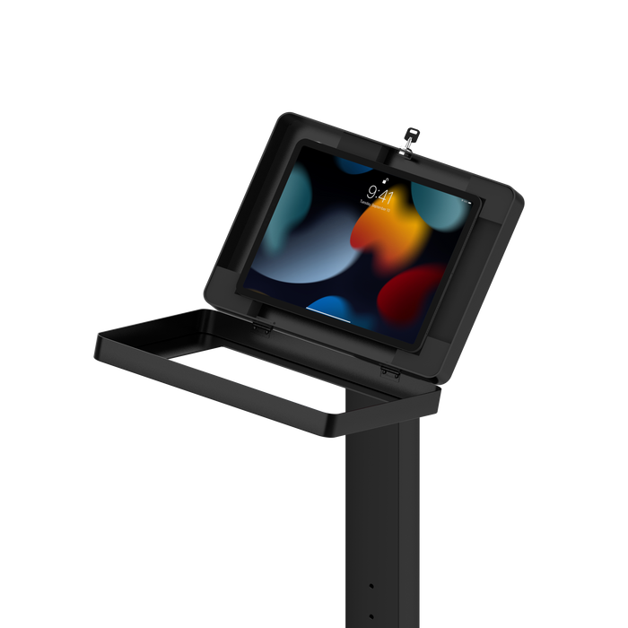 Premium Thin Profile Floor stand with Security Enclosure
