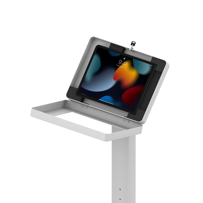 Premium Thin Profile Floor stand with Security Enclosure