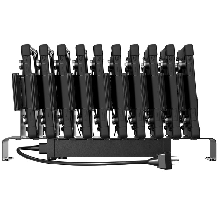 CTA Digital 10 Slot Gang Charger with 12 Ports for Additional Devices