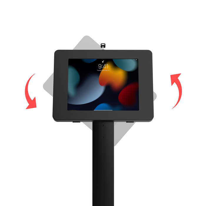 Premium Thin Profile Floor stand with Security Enclosure