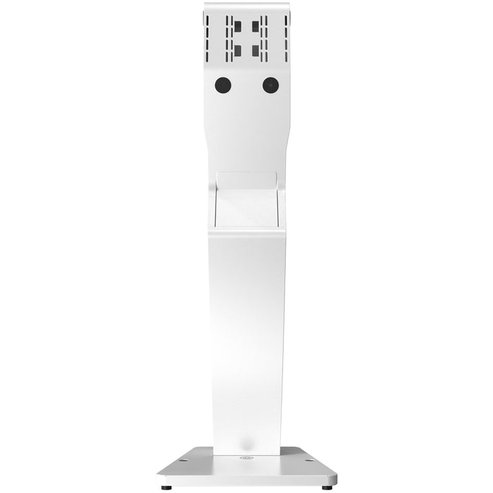 Sleek Floor Stand with Printer Slot for Touchscreen Monitors and Other Displays