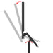 Thin Profile Graphic Sign Floor Stand with Security Enclosure for 9.7-11" Tablets