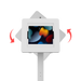 Premium Thin Profile Floor stand with Security Enclosure