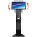 Sleek Floor Stand with Printer Slot for Touchscreen Monitors and Other Displays