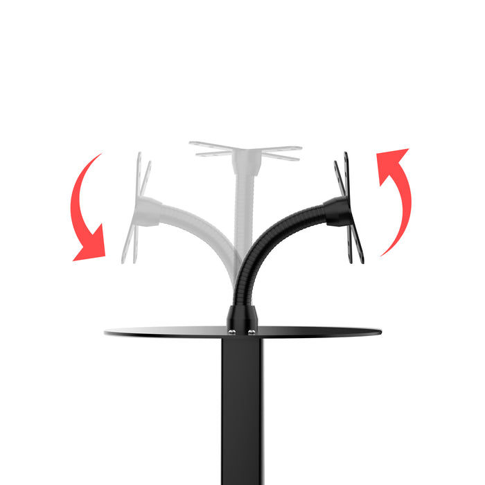VESA-Compatible Graphic Floor Stand Workstation