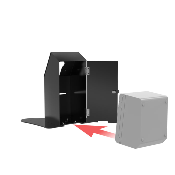 VESA Compatible Desk Mount w/Printer Shelf Compartment