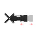 Adjustable Card Reader Holder w/ VESA Plate