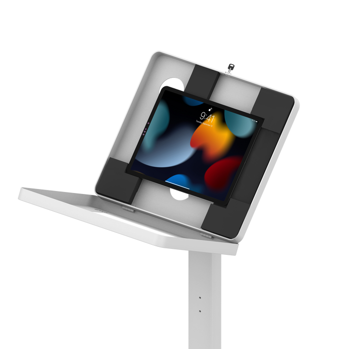 Premium Thin Profile Floor stand with Security Enclosure