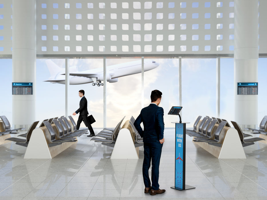 Floor Stand Workstation with Wireless Inductive Charging Case
