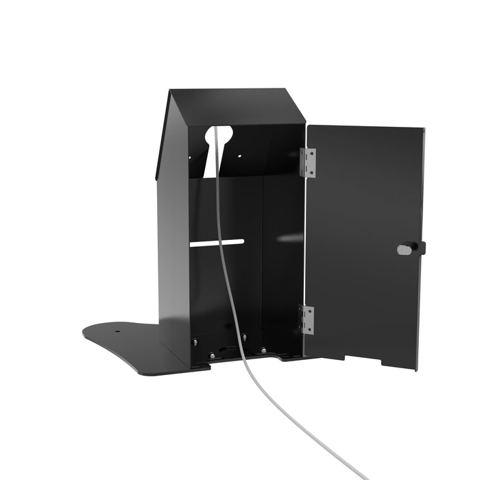 VESA Compatible Desk Mount w/Printer Shelf Compartment