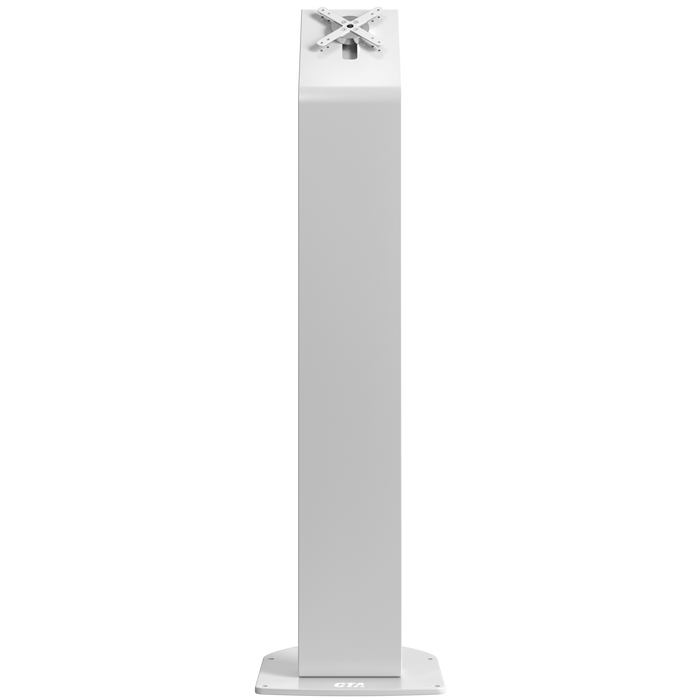 Premium Locking Floor Stand Kiosk (White)