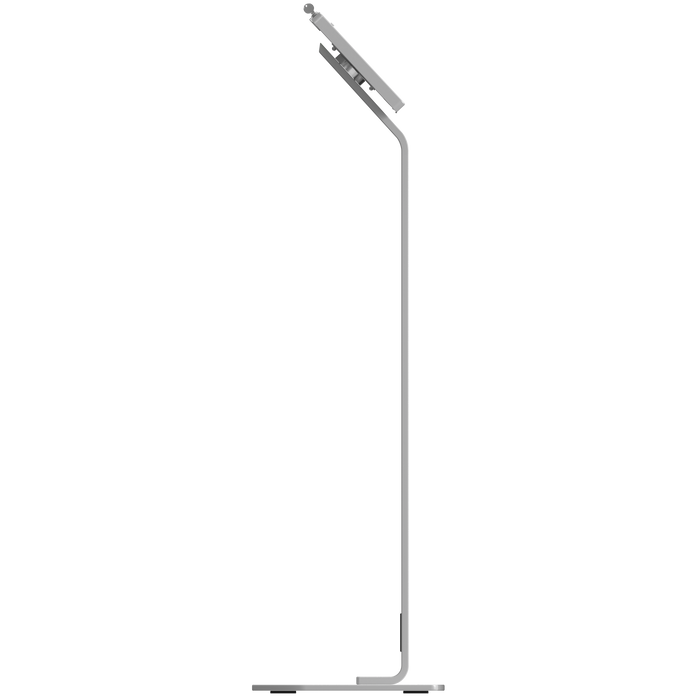 Premium Locking Floor Stand Kiosk (White)