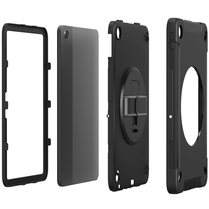 Case with 360-Degree Rotatable Grip Kickstand for Lenovo M10 Plus