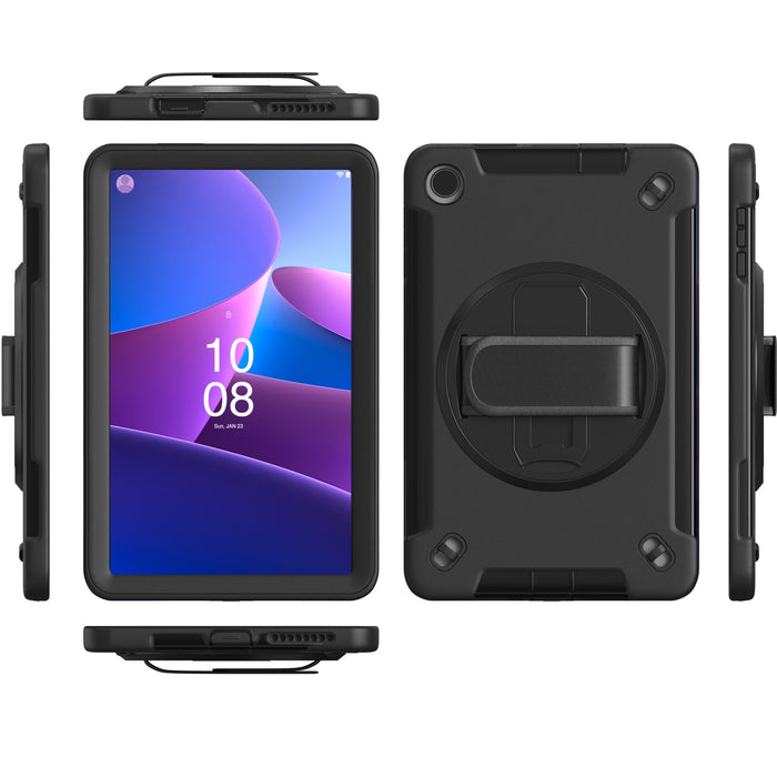 Protective Case with 360° Rotatable Grip Kickstand for Lenovo M8 4th Gen