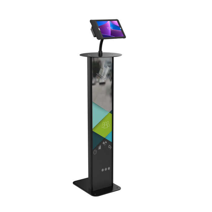 Floor Stand Workstation with Wireless Inductive Charging Case