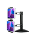 Quick-Connect Dual Tablet Mount with Height-Adjustable Arms