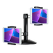 Quick-Connect Dual Tablet Mount with Height-Adjustable Arms