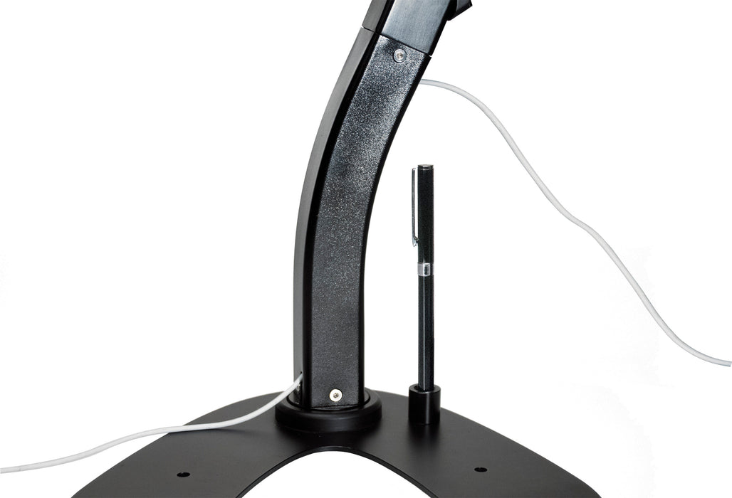 Universal Dual Security Kiosk with Locking Holder and Anti-Theft Cable for 7-13 Inch Tablets