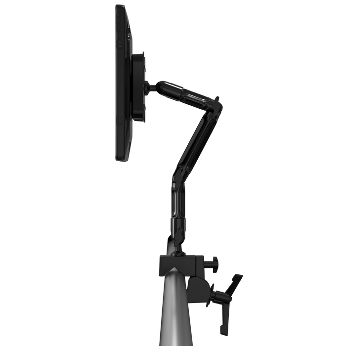 VersaGuard Twist Lock I11 Induction Case and Dock with Flex Desk Clamp Mount
