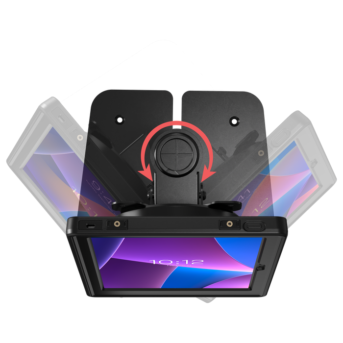VersaGuard Smart Lock Charge I11 Case and Dock with Versatile 180 Degree Rotation Desk Mount