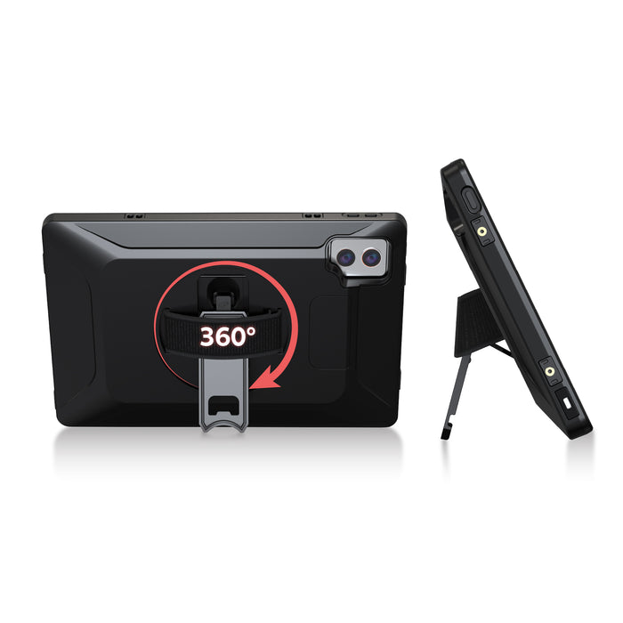 VersaGuard Magnetic Protective Tablet Case with POGO Charging, Built-In Kick Stand and Hand Strap for Lenovo K11