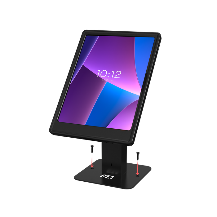 Rotating Sleek Desk Mount with VersaGuard Smart Lock Charging Dock and Case
