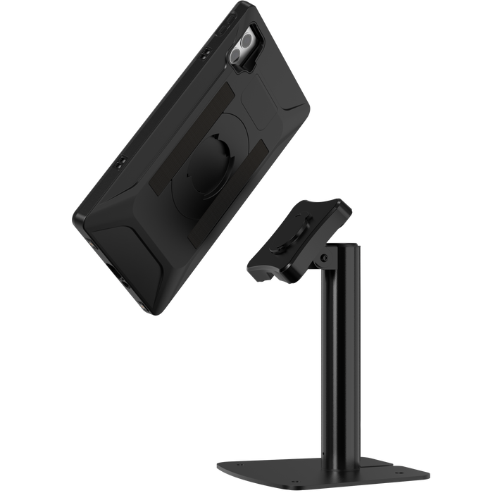 VersaGuard Smart Lock Charge I11 Case and Dock with Versatile 180 Degree Rotation Desk Mount