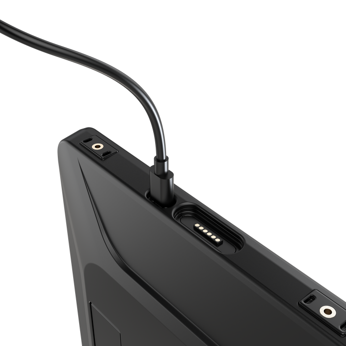 VersaGuard Twist Lock I11 Induction Case and Dock with Flex Desk Clamp Mount